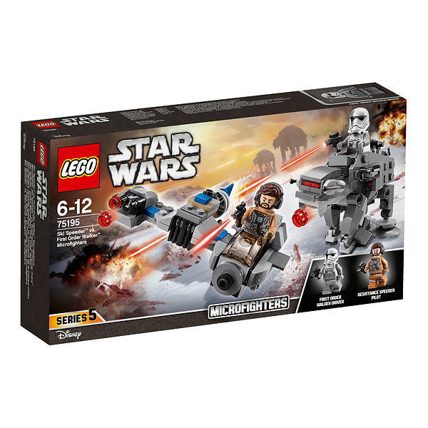 LEGO Star Wars 75195 Ski Speeder vs. First Order Walker Microfighters