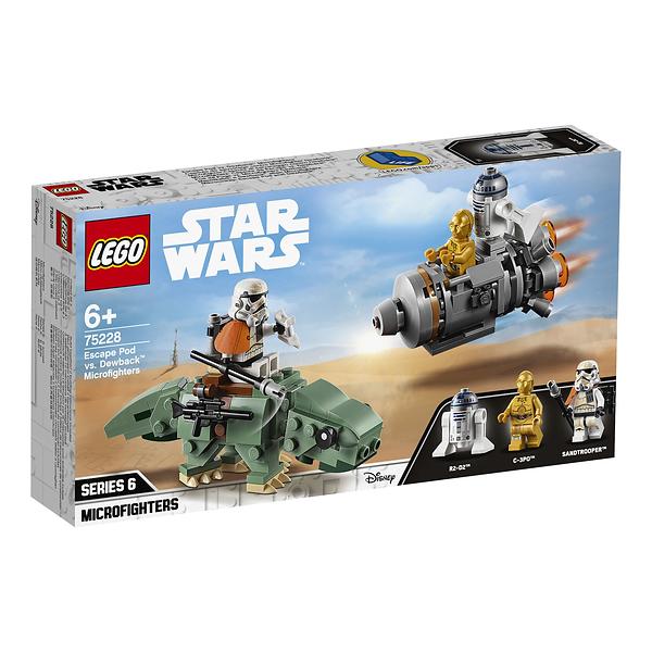 LEGO Star Wars 75228 Escape Pod Vs. Dewback Microfighters