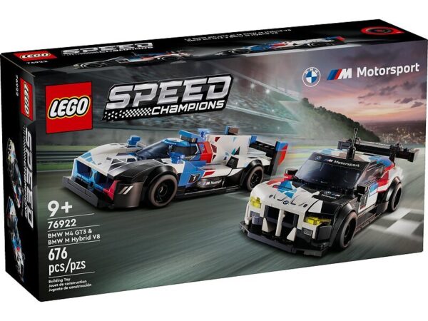 LEGO Speed ​​Champions 76922 BMW M Hybrid V8 & BMW M4 GT3