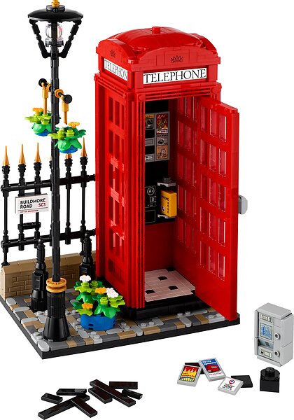 LEGO Ideas 21347 Red Telephone Booth in London