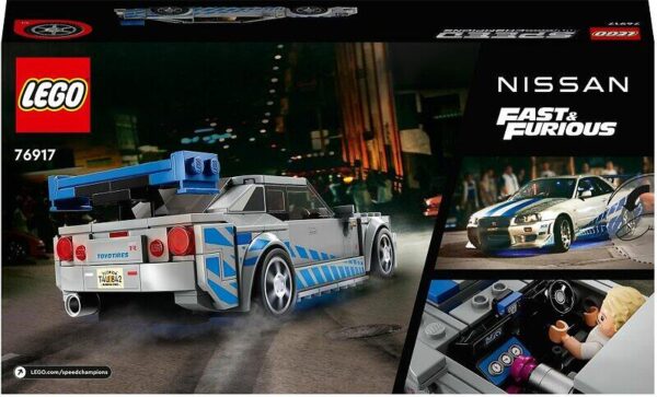 LEGO Speed Champions 76917 2 Fast Furious Nissan Skyline GT-R (R34)